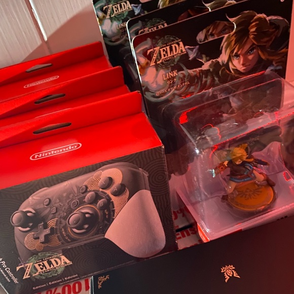 Nintendo Switch Pro controller (Zelda,  Tears of the Kingdom) - Picture 1 of 1